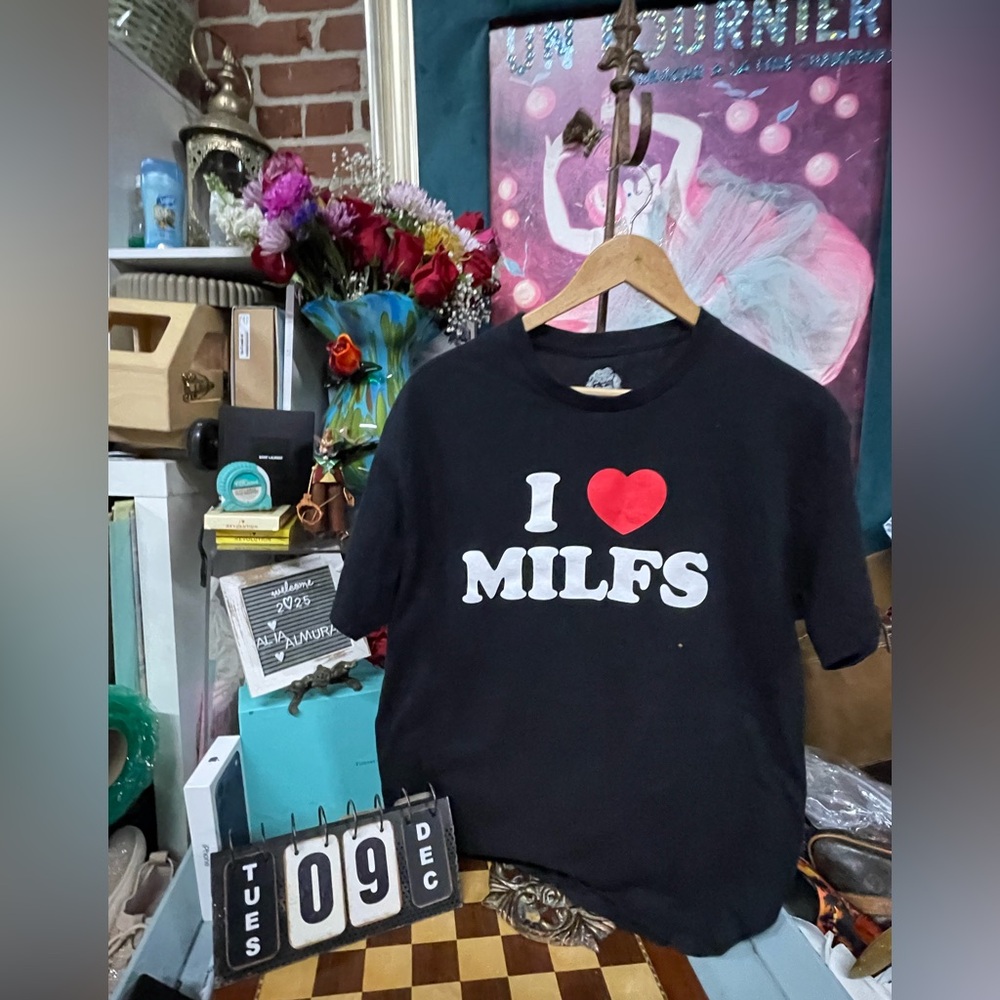 Danny Duncan Black I Love MILF’s Graphic Short Sleeve